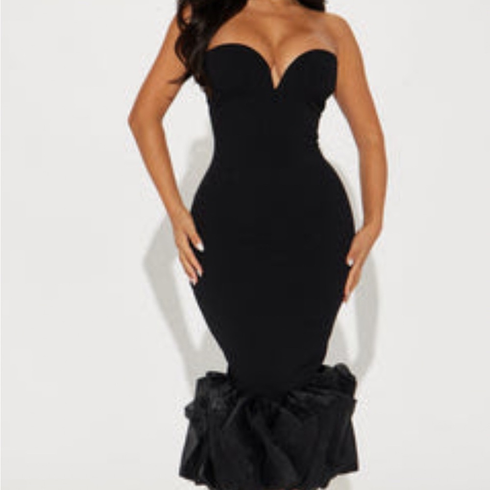 Black Sweetheart Bodycon Cocktail Dress